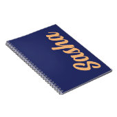 Journal d'écriture de Carnet de nom personnalisé (Côté Droit)