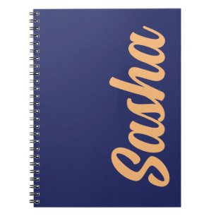 Journal d'écriture de Carnet de nom personnalisé
