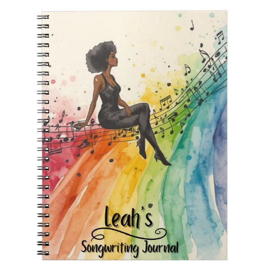 Journal d'écriture de chanson Rap Hip Hop PERSONNA (Devant)