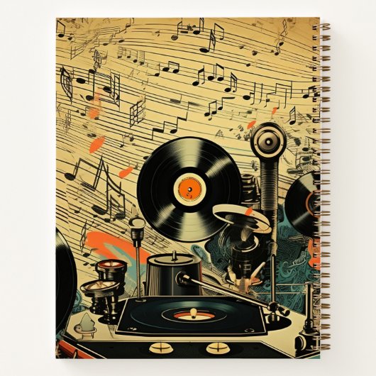 Journal d'écriture de chansons Carnet de Songwrite (Dos)