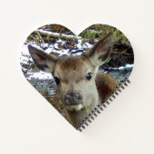 Journal d'écriture de faon des bois bébé adorable (Dos)
