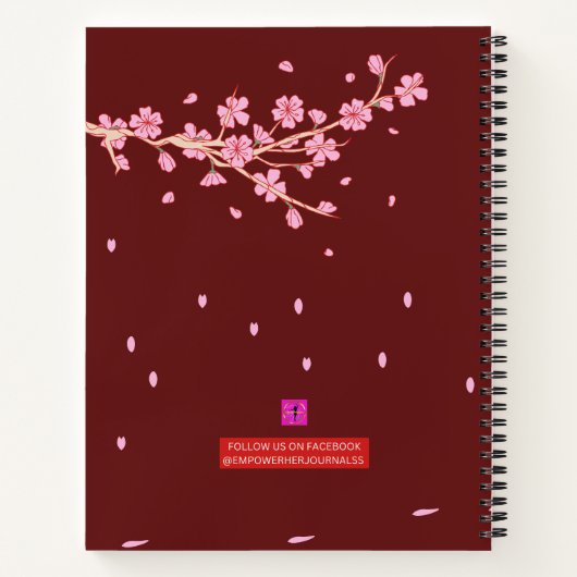 journal d'écriture de fleurs (Dos)