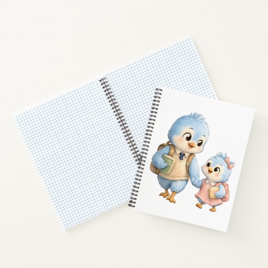 Journal d'écriture Frère Soeur Oiseau (Intérieur)