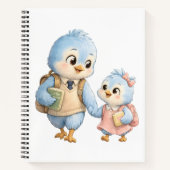Journal d'écriture Frère Soeur Oiseau (Devant)