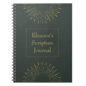 Journal d'écriture Vintage personnalisée (Devant)