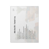 Journal d'enseignement ATM - Bloc-notes détachable (Tourné)