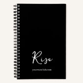 Journal d'entraînement de course à pied Rise Scrip (Recto)