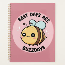 Journal des abeilles – Cahier mignon pastel de bou