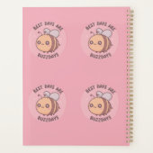 Journal des abeilles – Cahier mignon pastel de bou (Dos)