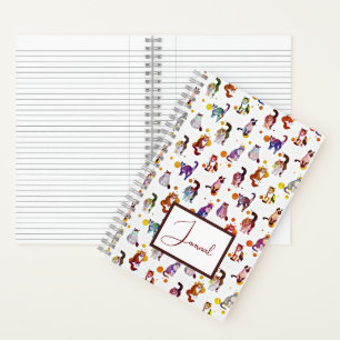 Journal des chats colorés