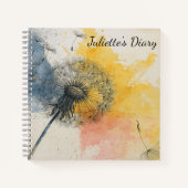 Journal des Dandelion aquarelle (Devant)