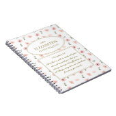 Journal des demandes de prières florales (Côté Droit)