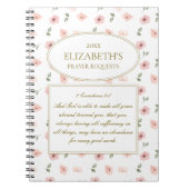 Journal des demandes de prières florales (Devant)