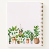 Journal des devis de jardinage d'aquarelle ménagèr (Dos)