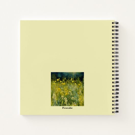 Journal des devis éternels de Dandelion Meadow Aur (Dos)