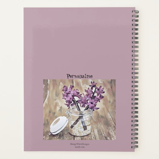 Journal des devis motivationnels Kilner Jar Floral (Dos)