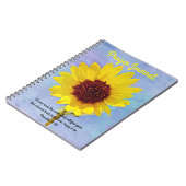 Journal des écritures de prières de tournesol bril (Côté gauche)