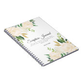 Journal des écritures personnalisées rose et Parti (Côté Droit)