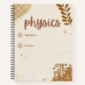 Journal des équations & formules de physique Cool (Devant)