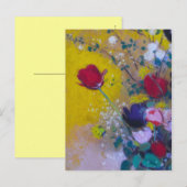 Journal des fleurs ~ Carte postale / Invitation (Devant / Derrière)