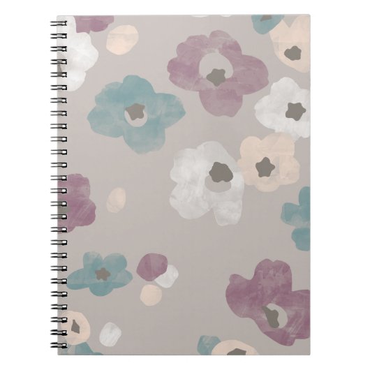 Journal des fleurs d'aquarelle - Taupe (Devant)