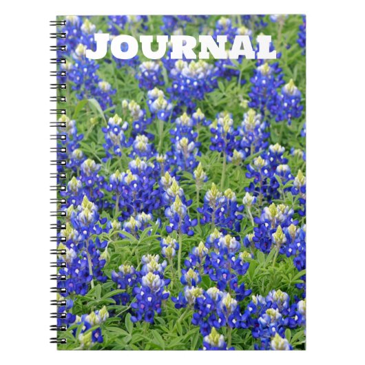 Journal des fleurs du Texas Bluebonnets (Devant)