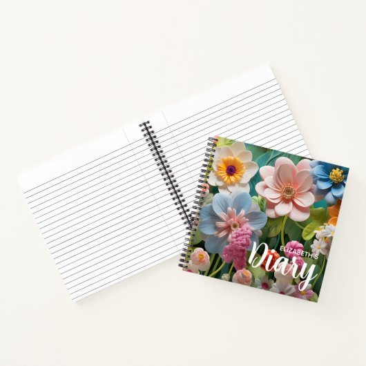 Journal des fleurs pastel (Intérieur)