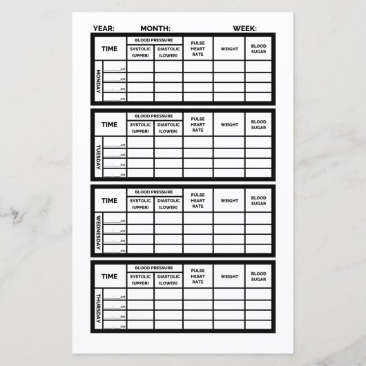 Journal des maladies cardiaques Page 2 Modèle (Dos)