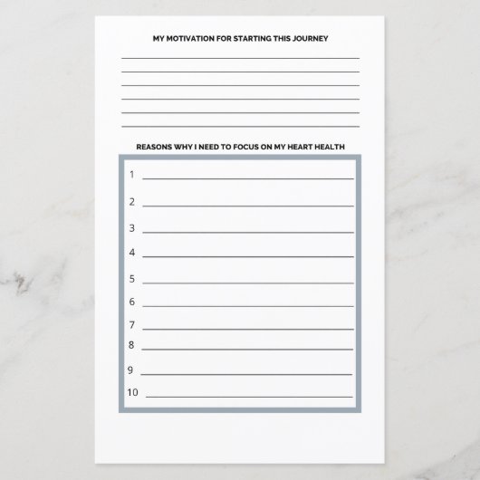 Journal des maladies cardiaques Page 2 Modèle (Devant)