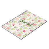 Journal des motifs floraux de style vintage (Côté gauche)