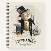 Journal des notes de couture de souris victorienne (Devant)