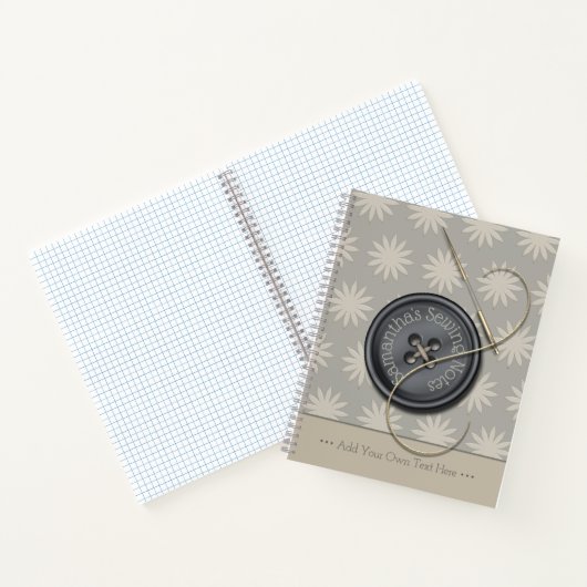 Journal des notes de couture du bouton It (Intérieur)