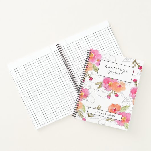 Journal des notes de reconnaissance florale rose (Intérieur)