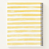 Journal des notes de thérapie Fleur sauvage jaune (Dos)