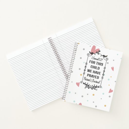 Journal des parents pour cet enfant Nous avons pri (Intérieur)