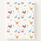 Journal des poules mignonnes et des poulets pour b (Dos)