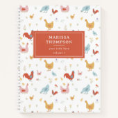 Journal des poussins, poules et bébés poulets mign (Devant)