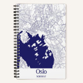 Journal des puces de la carte de la ville d'Oslo (Recto)