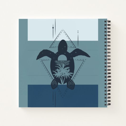 Journal des puces de tortues géométriques modernes (Dos)