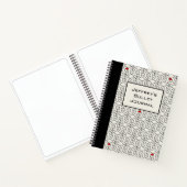 Journal des puces géométriques personnalisable (Intérieur)