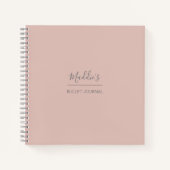 Journal des puces personnalisées | Blush | pointil (Devant)