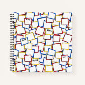 Journal des puces Red Blue Yellow Notes (Devant)