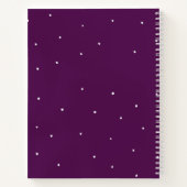 Journal des recettes familiales de Noël moderne (Dos)