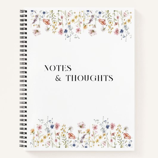 Journal des spirales de fleurs (Devant)