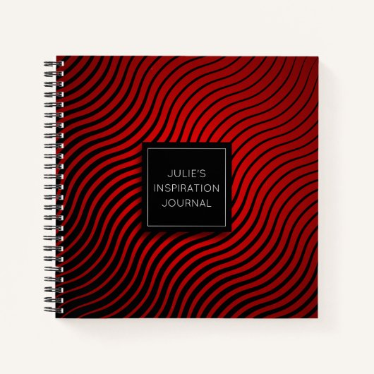 Journal des vagues géométriques personnalisées (Devant)