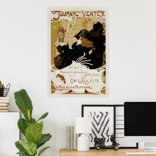 Journal des Ventes Poster (Thuiskantoor)