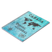 Journal des voyages du Canada Planificateur de voy (Côté gauche)