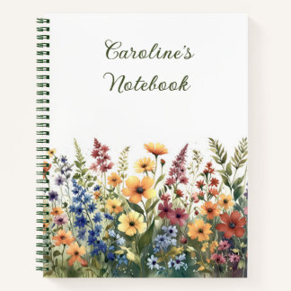 Journal d'été personnalisé des Fleurs sauvages d'a