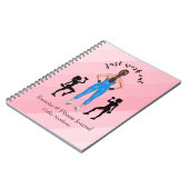 Journal d'exercice et de remise en forme tendance (Côté gauche)