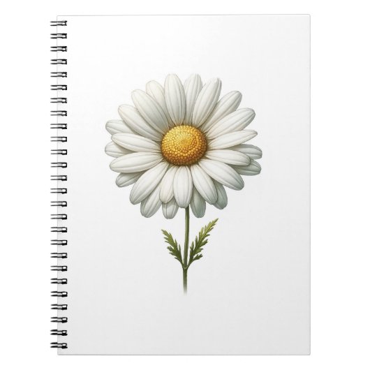 Journal d'herbe de fleur de marguerite blanche sim (Devant)